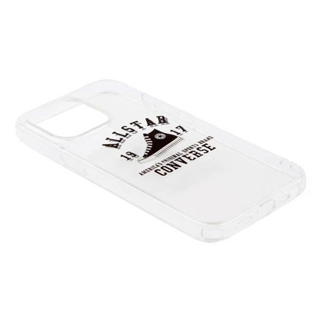 【iPhone13 Pro ケース】College Logo Hybrid Clear Back Case (BLACK)サブ画像