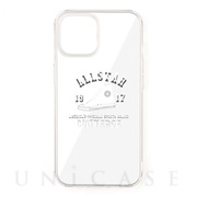【iPhone13 ケース】College Logo Hybrid Clear Back Case (WHITE)
