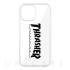 【iPhone13 mini ケース】Logo Hybrid Clear Case (BLACK)