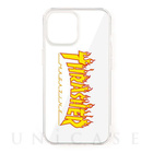 【iPhone13 mini ケース】Logo Hybrid Clear Case (FLAME)