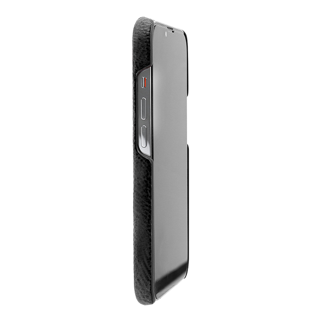 【iPhone13 Pro ケース】BELUGA イタリアンレザーバックカバー (ブラック)サブ画像