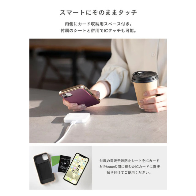 【iPhone13 ケース】マットカラー耐衝撃ハードケース (グレー)goods_nameサブ画像
