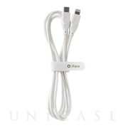 iFace ライトニングケーブル USB-C 1.2m (ホワイ...