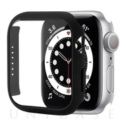 【Apple Watch ケース 41mm】液晶ガラス付きPCカバー (ブラック) for Apple Watch Series8/7