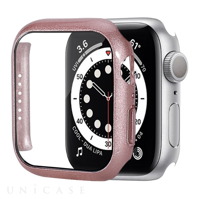 Apple Watch ケース 41mm】液晶ガラス付きPCカバー (ローズゴールド) for Apple Watch Series8/7 iQ  Labo iPhoneケースは UNiCASE