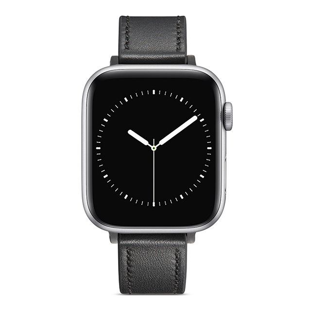 【Apple Watch バンド 41/40/38mm】ピンバックル レザー 本革細身 (ブラック) for Apple Watch SE(第2/1世代)/Series9/8/7/6/5/4/3/2/1goods_nameサブ画像