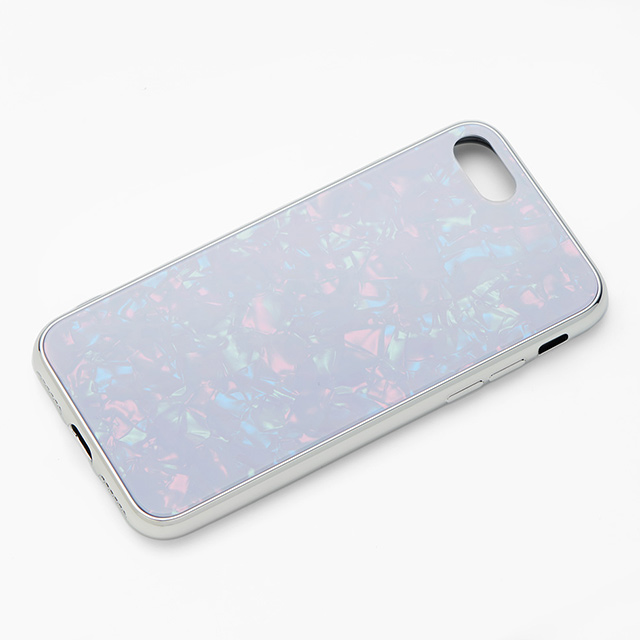 【iPhoneSE(第3/2世代)/8/7 ケース】Glass Shell Case for iPhoneSE(第3世代)(lilac) 