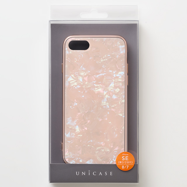 【iPhoneSE(第3/2世代)/8/7 ケース】Glass Shell Case for iPhoneSE(第3世代)(lilac) 