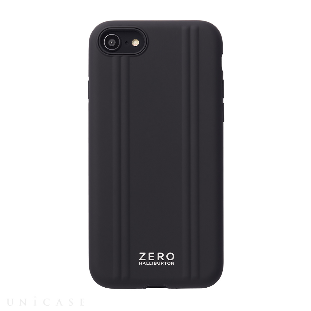 【iPhoneSE(第3/2世代)/8/7 ケース】ZERO HALLIBURTON Hybrid Shockproof case for iPhoneSE(第3世代) (Black)