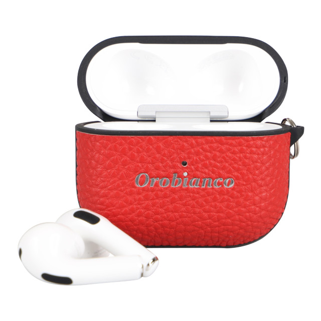 【AirPods(第3世代) ケース】“シュリンク” PU Leather Case (RED)goods_nameサブ画像