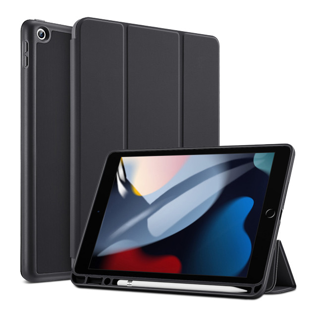 【iPad(10.2inch)(第9/8/7世代) ケース】ESR Rebound Magnetic (Black)