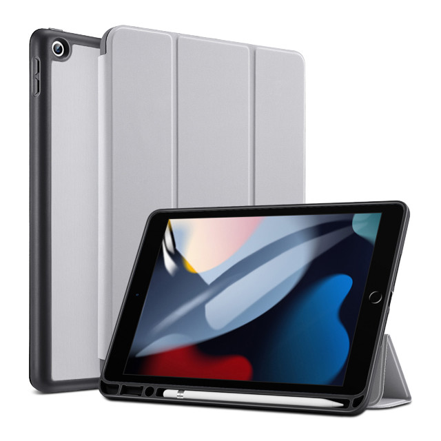【iPad(10.2inch)(第9/8/7世代) ケース】ESR Rebound Magnetic (Silver Grey)サブ画像