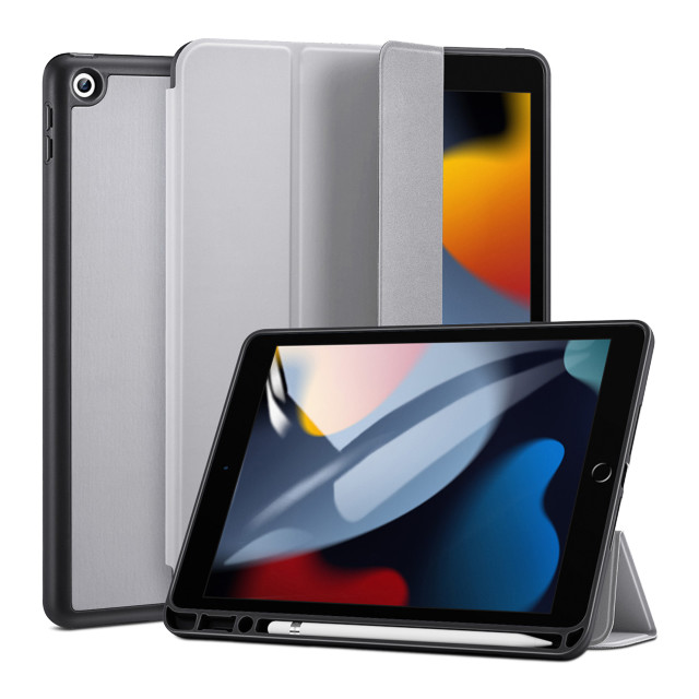 【iPad(10.2inch)(第9/8/7世代) ケース】ESR Rebound Magnetic (Silver Grey)サブ画像
