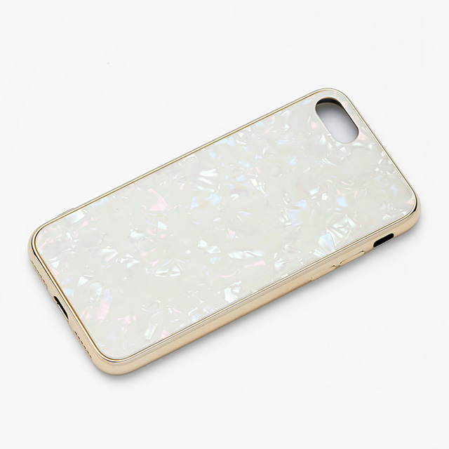 【iPhoneSE(第3/2世代)/8/7 ケース】Glass Shell Case for iPhoneSE(第3世代)(gold)