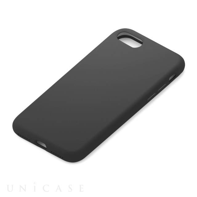 iPhoneSE(第3/2世代)/8/7 ケース】MagSafe対応 抗菌スリムシリコンケース (ブラック) PGA iPhoneケースは  UNiCASE