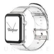 【Apple Watch バンド 41/40/38mm】CLEAR BAND (クリア) for Apple Watch SE/Series7/6/5/4/3/2/1