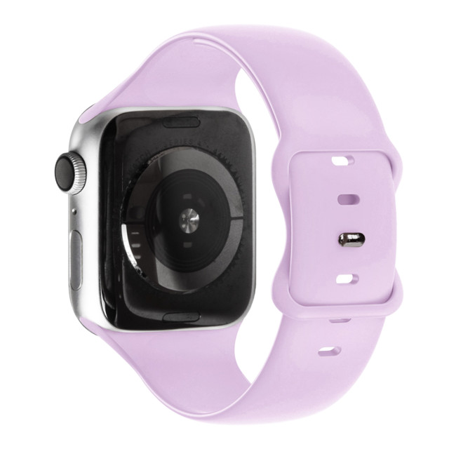 【Apple Watch バンド 41/40/38mm】SILICONE BAND (ライラック) for Apple Watch SE(第2/1世代)/Series9/8/7/6/5/4/3/2/1サブ画像