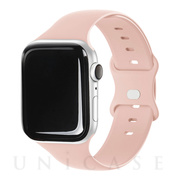 【Apple Watch バンド 41/40/38mm】SILICONE BAND (ライトピンク) for Apple Watch SE/Series7/6/5/4/3/2/1