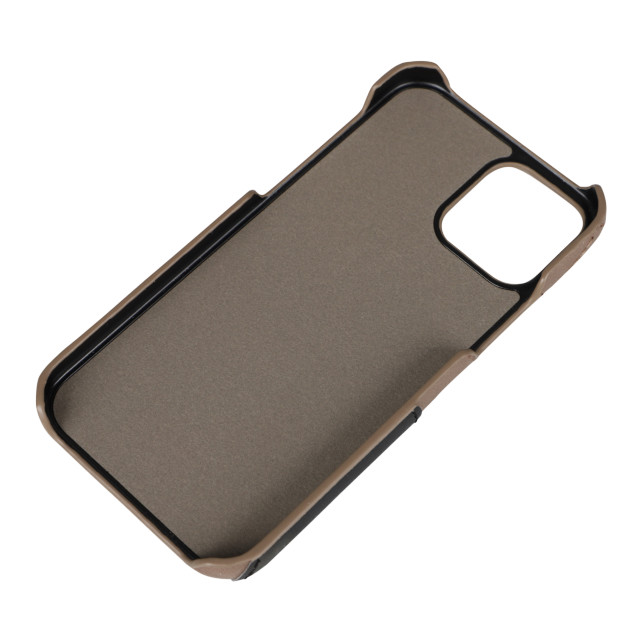 【iPhone12/12 Pro ケース】DAISY PACH PU QUILT Leather Back Case (TAUPE/BLACK)サブ画像