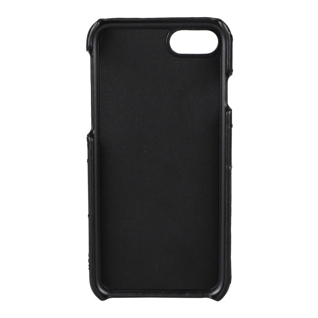 【iPhoneSE(第3/2世代)/8/7 ケース】DAISY PACH PU QUILT Leather Back Case (BLACK/WITE)サブ画像