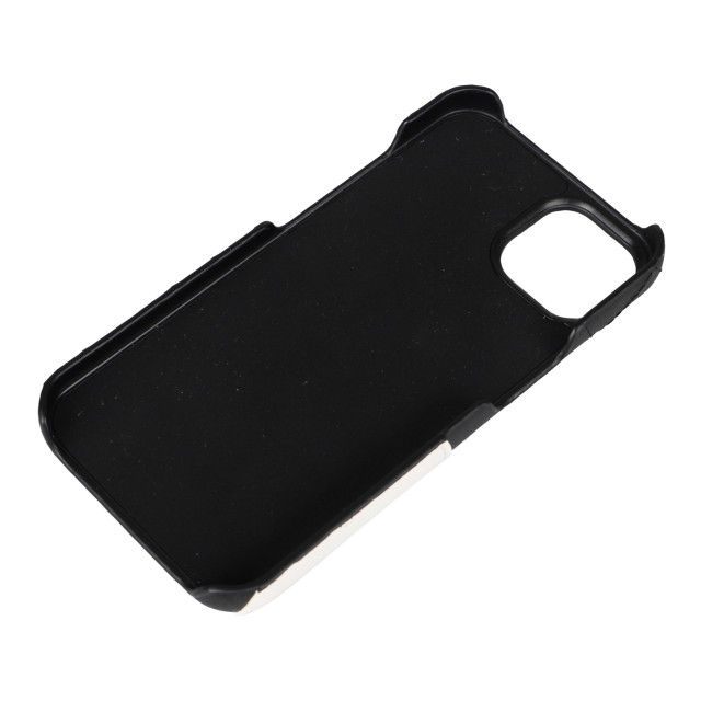 【iPhone13 ケース】DAISY PACH PU QUILT Leather Back Case (BLACK/WHITE)goods_nameサブ画像