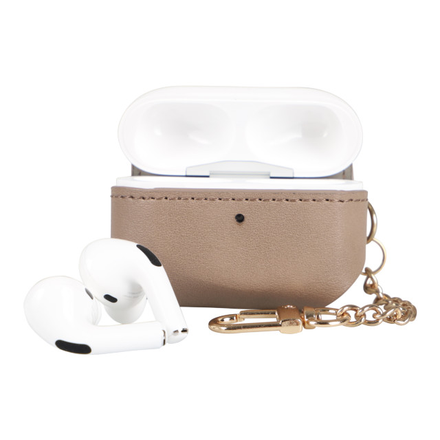 【AirPods Pro(第1世代) ケース】PU Leather Case (TAUPE)サブ画像