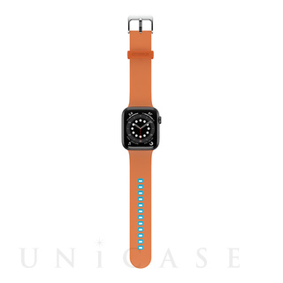 【Apple Watch バンド 41/40/38mm】WatchBand (Orange/Blue) for Apple Watch SE(第2/1世代)/Series9/8/7/6/5/4/3/2/1