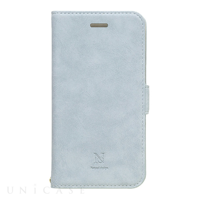 【iPhoneSE(第3/2世代)/8/7/6s/6 ケース】手帳型ケース Style Natural (Blue Gray)