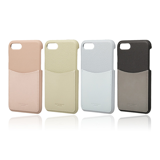 iPhoneSE(第3/2世代)/8/7/6s/6 ケース】“Shrink” PU Leather Shell Case (Black) GRAMAS  COLORS | iPhoneケースは UNiCASE