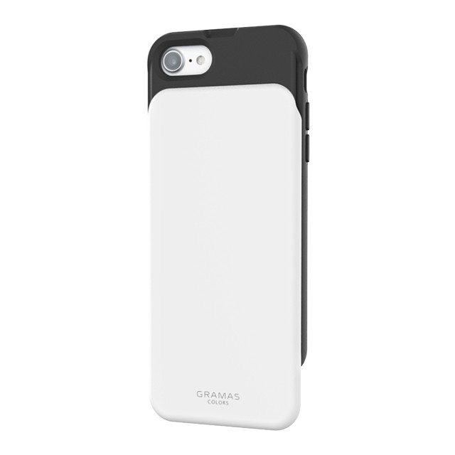 【iPhoneSE(第3/2世代)/8/7/6s/6 ケース】”Flat” Full Cover Hybrid Case (White)サブ画像