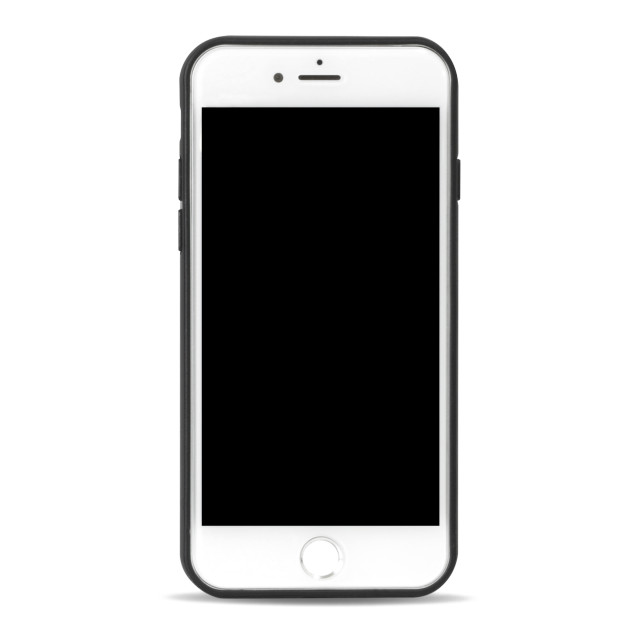 【iPhoneSE(第3/2世代)/8/7 ケース】カード収納付き背面ケース (モノグラム/ブラック)サブ画像