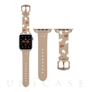 【Apple Watch バンド 45/44/42mm】ミッフィー レザーバンド (ミッフィー＆ボリス) forApple Watch SE(第1世代)/Series7/6/5/4/3/2/1