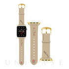 【Apple Watch バンド 41/40/38mm】サンリオキャラクターズ レザーバンド (ハローキティ) for Apple Watch SE(第2/1世代)/Series9/8/7/6/5/4/3/2/1
