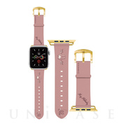 【Apple Watch バンド 45/44/42mm】サンリオキャラクターズ レザーバンド (マイメロディ) forApple Watch SE(第2/1世代)/Series8/7/6/5/4/3/2/1