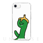 【iPhoneSE(第3/2世代)/8/7 ケース】ハイブリッドクリアケース (Green Olly with バナナ)