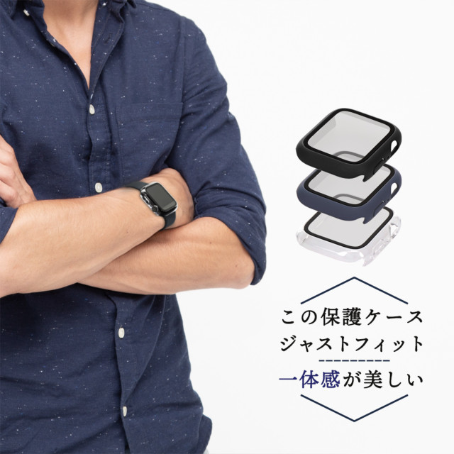 【Apple Watch ケース 40mm】ガラスフィルム一体型 保護ケース ALL IN ONE GLASS CASE OWL-AWBCV04シリーズ (クリア) for Apple Watch SE(第1世代)/Series6/5/4goods_nameサブ画像