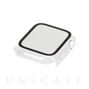 【Apple Watch ケース 40mm】ガラスフィルム一体型 保護ケース ALL IN ONE GLASS CASE OWL-AWBCV04シリーズ (クリア) forApple Watch SE(第1世代)/Series6/5/4