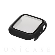 【Apple Watch ケース 40mm】ガラスフィルム一体型 保護ケース ALL IN ONE GLASS CASE OWL-AWBCV04シリーズ (ブラック) forApple Watch SE(第1世代)/Series6/5/4