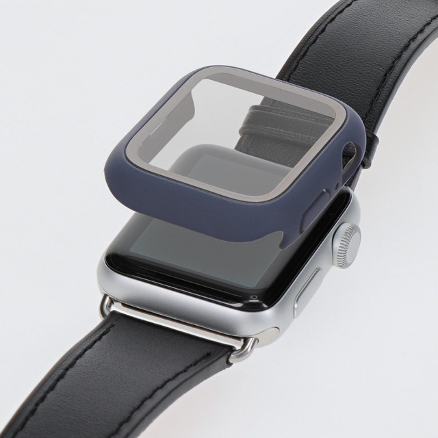 【Apple Watch ケース 44mm】ガラスフィルム一体型 保護ケース ALL IN ONE GLASS CASE OWL-AWBCV04シリーズ (ネイビー) for Apple Watch SE(第2/1世代)/Series6/5/4サブ画像