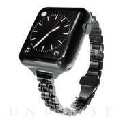 【Apple Watch バンド 45/44/42mm】JUBILEE METAL BAND (ブラック) for Apple Watch SE/Series7/6/5/4/3/2/1