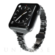 【Apple Watch バンド 41/40/38mm】JUBILEE METAL BAND (ブラック) for Apple Watch SE/Series7/6/5/4/3/2/1