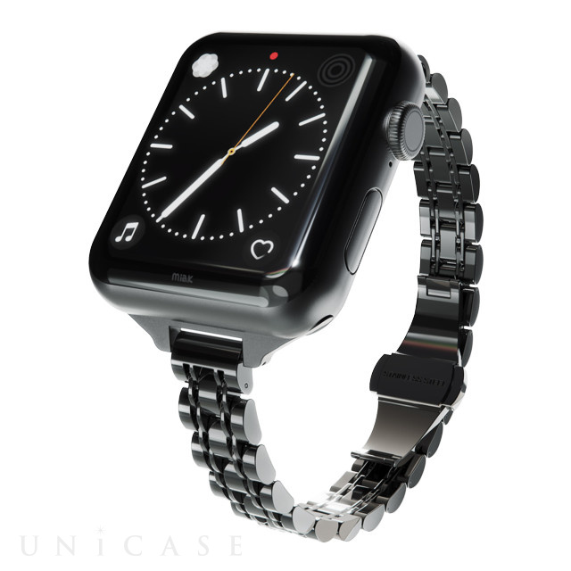 【Apple Watch バンド 41/40/38mm】JUBILEE METAL BAND (ブラック) for Apple Watch SE(第2/1世代)/Series9/8/7/6/5/4/3/2/1