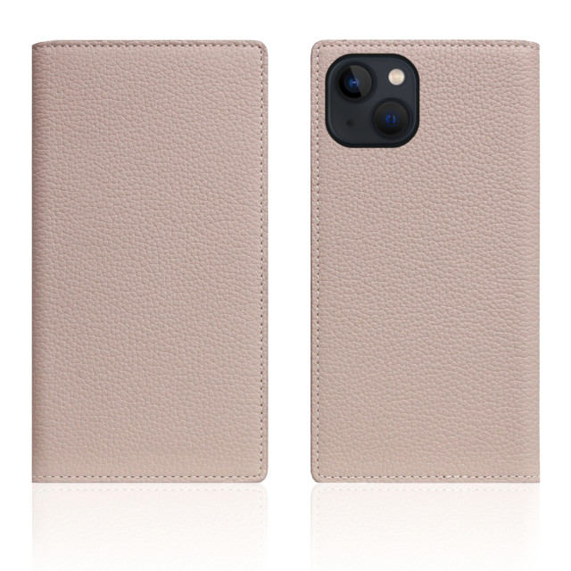 【iPhone13 ケース】Full Grain Leather Case (ライトクリーム)