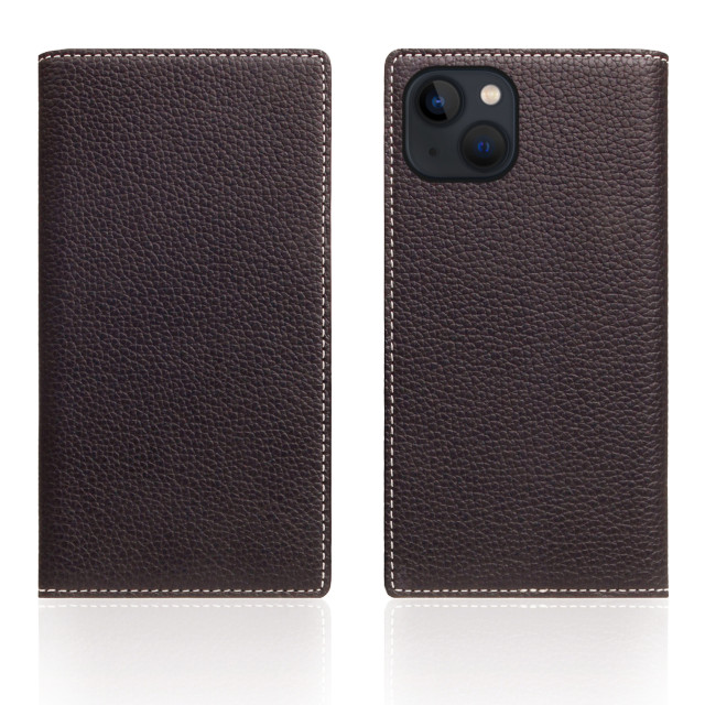 【iPhone13 ケース】Full Grain Leather Case (ブラウンクリーム)サブ画像