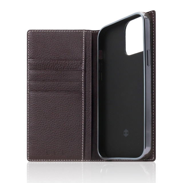 【iPhone13 ケース】Full Grain Leather Case (ブラウンクリーム)サブ画像