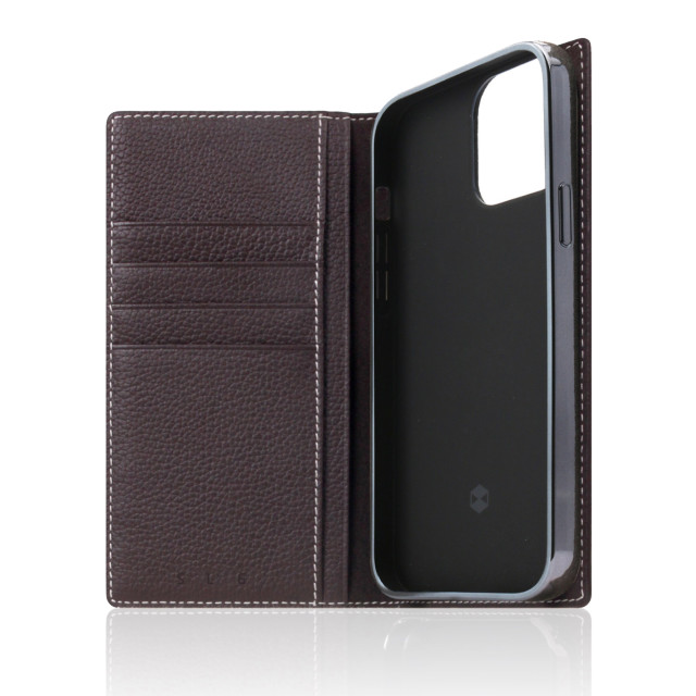 【iPhone13 Pro ケース】Full Grain Leather Case (ブラウンクリーム)サブ画像