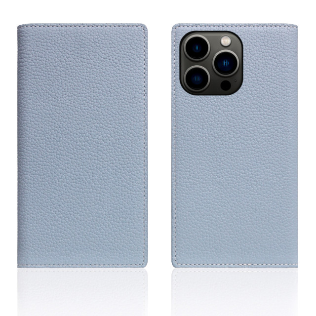 【iPhone13 Pro ケース】Full Grain Leather Case (パウダーブルー)サブ画像