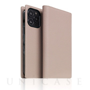 【iPhone13 Pro ケース】Full Grain Leather Case (ライトクリーム)