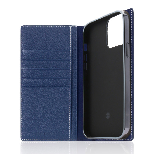 【iPhone13 Pro Max ケース】Full Grain Leather Case (ネイビーブルー)goods_nameサブ画像