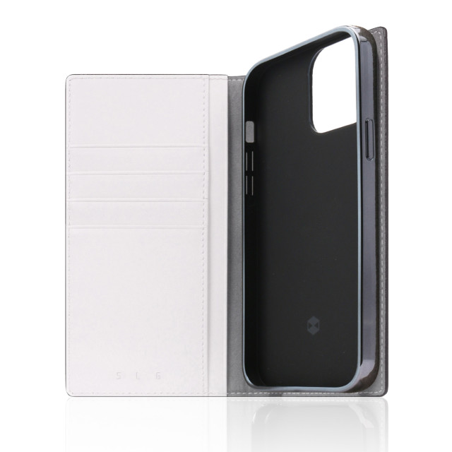【iPhone13 Pro ケース】Edition Calf Skin Leather Diary (ホワイト)サブ画像